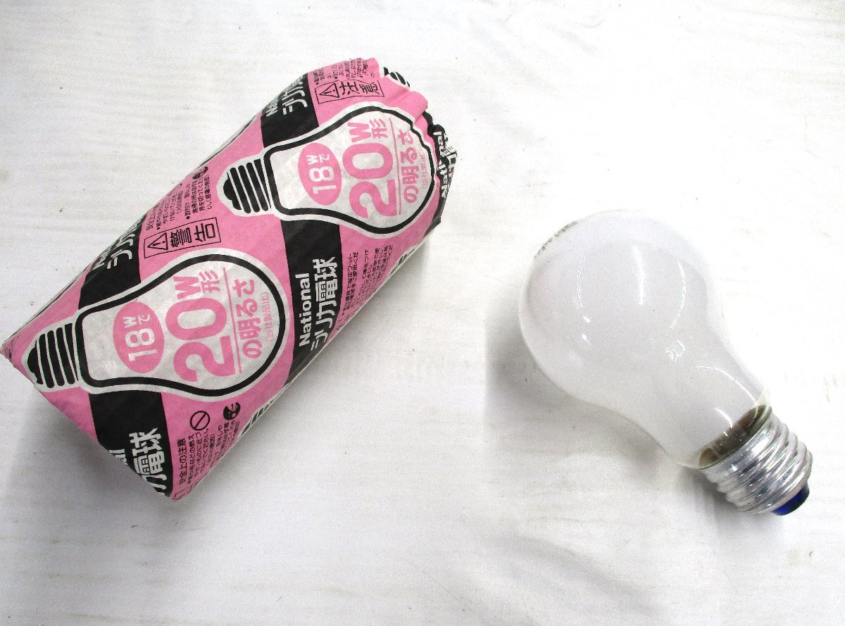  кварцевый лампа 20W 24 шт National LW100V18W диаметр 5.5x высота 10cm товары долгосрочного хранения не использовался 102107 *