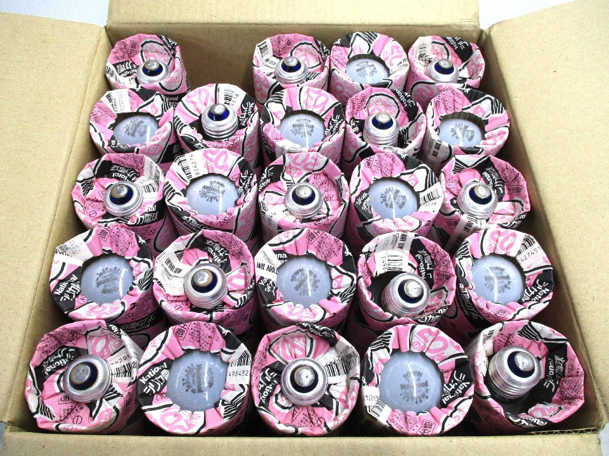  кварцевый лампа 20W 24 шт National LW100V18W диаметр 5.5x высота 10cm товары долгосрочного хранения не использовался 102107 *