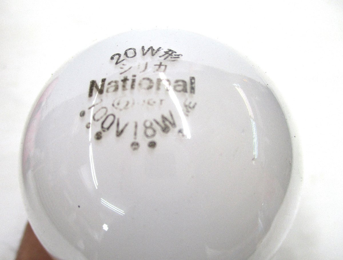  кварцевый лампа 20W 24 шт National LW100V18W диаметр 5.5x высота 10cm товары долгосрочного хранения не использовался 102107 *