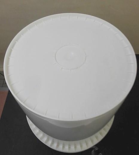 ★ 51457 バケツ 20L ポリプロピレン製 5個セット 直径31x高さ36cm 蓋 / ハンドル付き 塗装 バケツ 掃除 バケツ 保存容器 美品 ★*_画像5