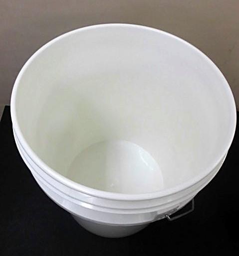 ★ 51457 バケツ 20L ポリプロピレン製 5個セット 直径31x高さ36cm 蓋 / ハンドル付き 塗装 バケツ 掃除 バケツ 保存容器 美品 ★*_画像6