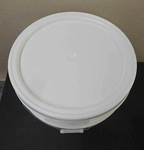 ★ 51457 バケツ 20L ポリプロピレン製 5個セット 直径31x高さ36cm 蓋 / ハンドル付き 塗装 バケツ 掃除 バケツ 保存容器 美品 ★*_画像4