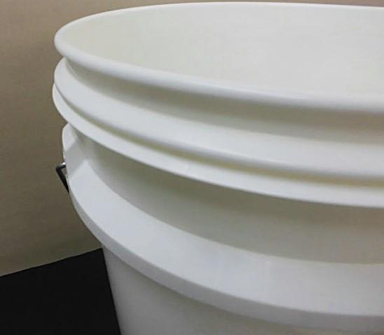 ★ 51457 バケツ 20L ポリプロピレン製 5個セット 直径31x高さ36cm 蓋 / ハンドル付き 塗装 バケツ 掃除 バケツ 保存容器 美品 ★*_画像7