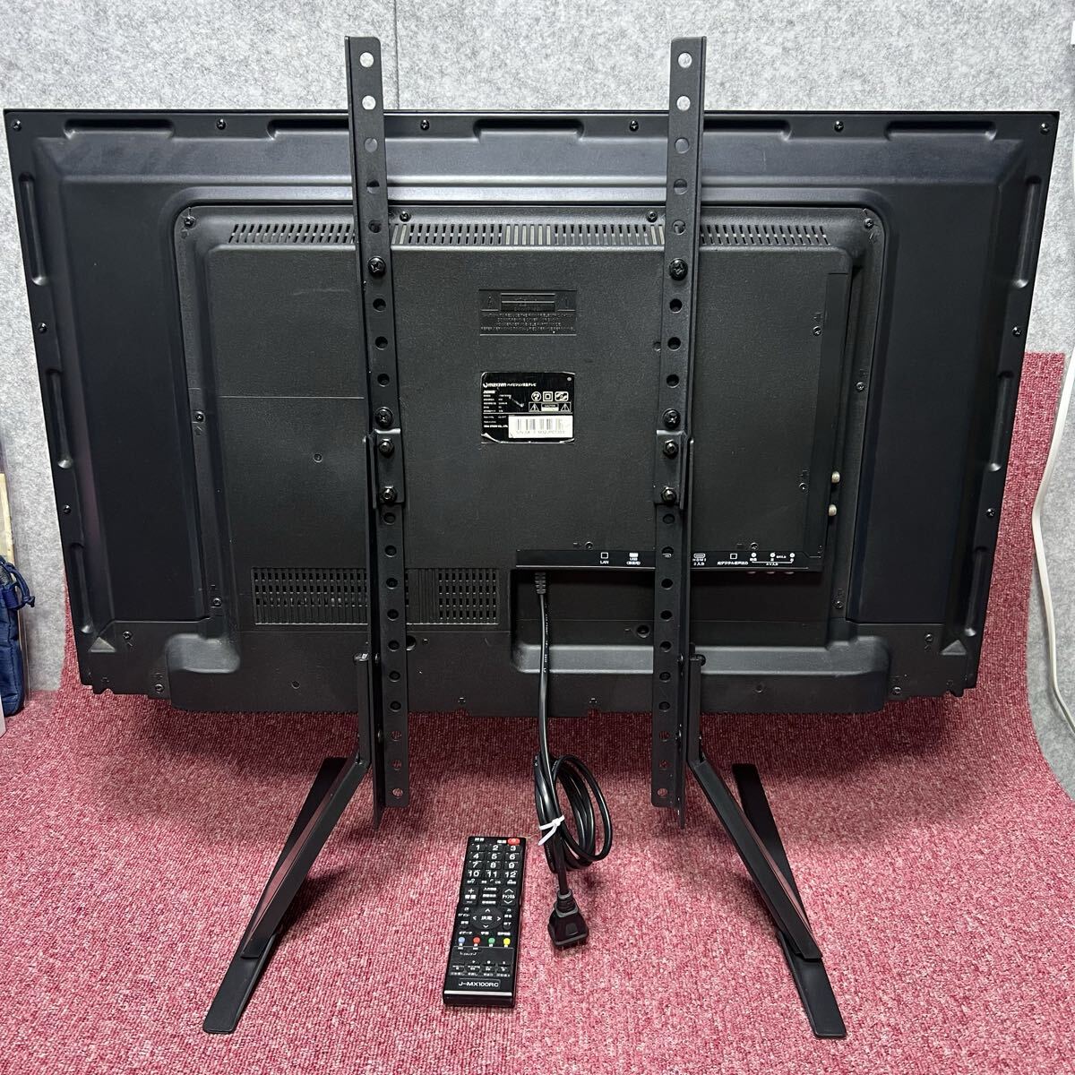 ［3562］maxzen 液晶テレビ 32型 J32SK02 2017年製 地デジ対応 動作品_画像4
