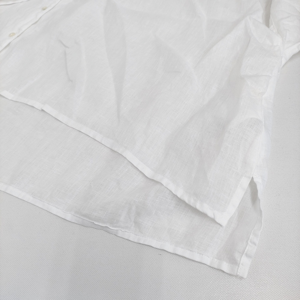 nest Robe リネンシアーフリルブラウス 01243-1143 ブラウス シャツ 24AW ホワイト ネストローブ 5-1022M 273087_画像6