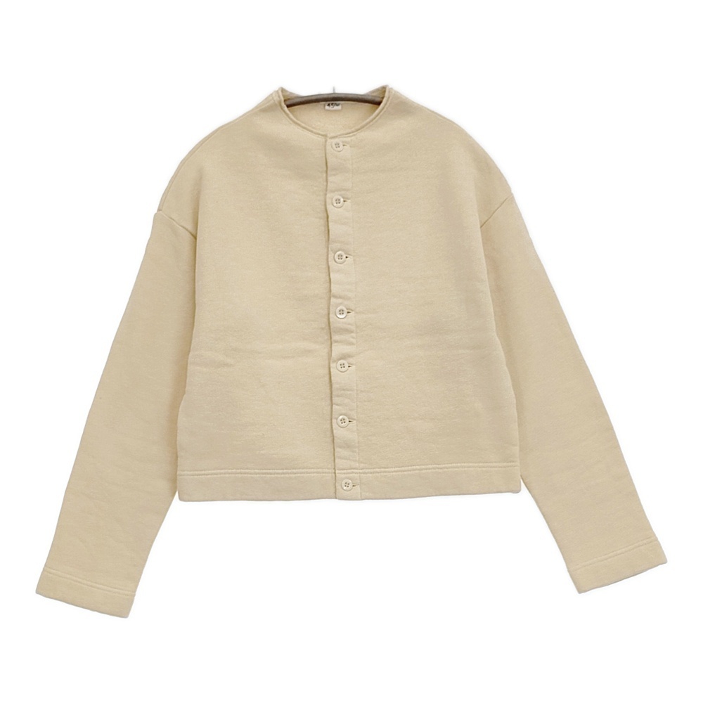 45R/45rpm обратная сторона шерсть. 17 цвет 4 угол кардиган WOMEN обычная цена 24200 иен 23AW бежевый four чай пять a-rupi- M 5-1026T 266363