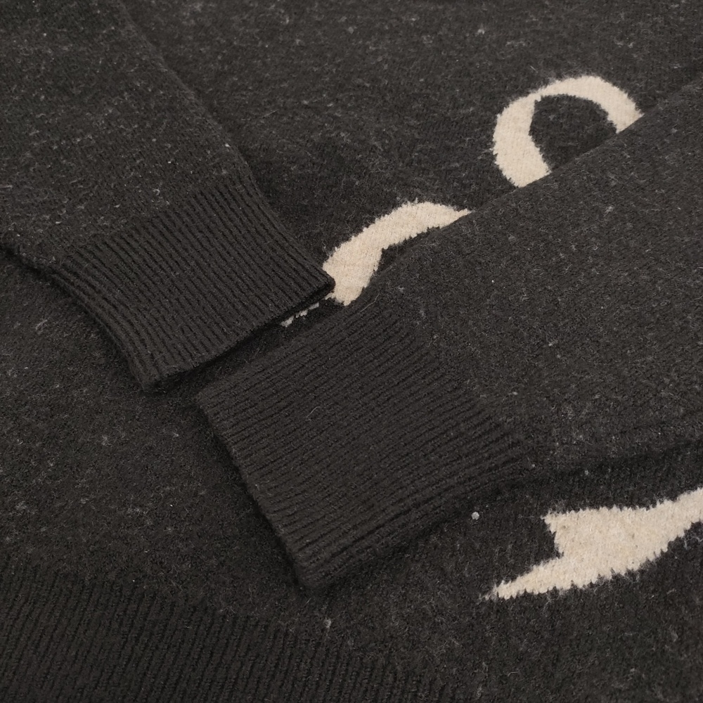 FREAK'S STORE リボン ジャガードニット 1132248902861 定価6996円 セーター ニット ブラック フリークスストア 5-1031T 271851_画像5