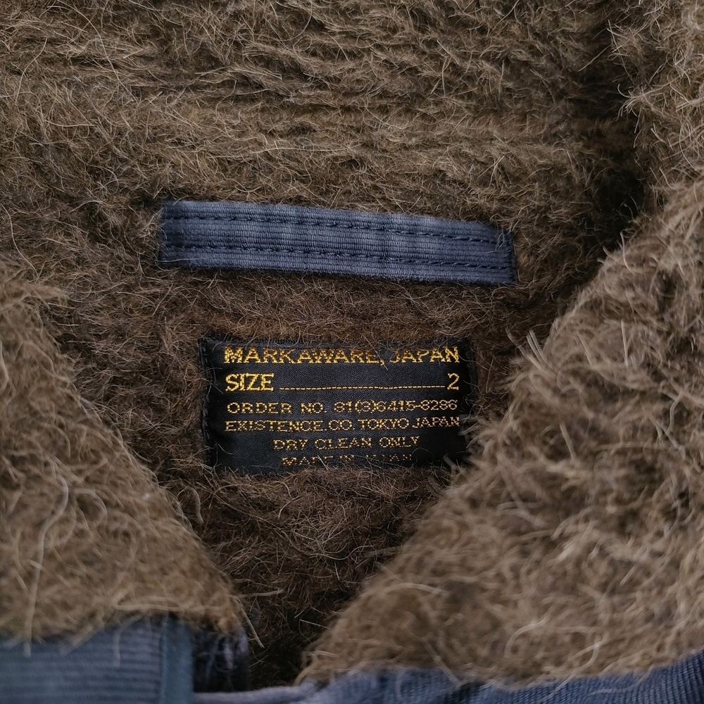 markaware N-1 DECK JACKET サイズ2 デッキジャケット A11C-10BL01C U.S.NAVY ブルゾン ネイビー マーカウェア 5-1103T 100091_画像5