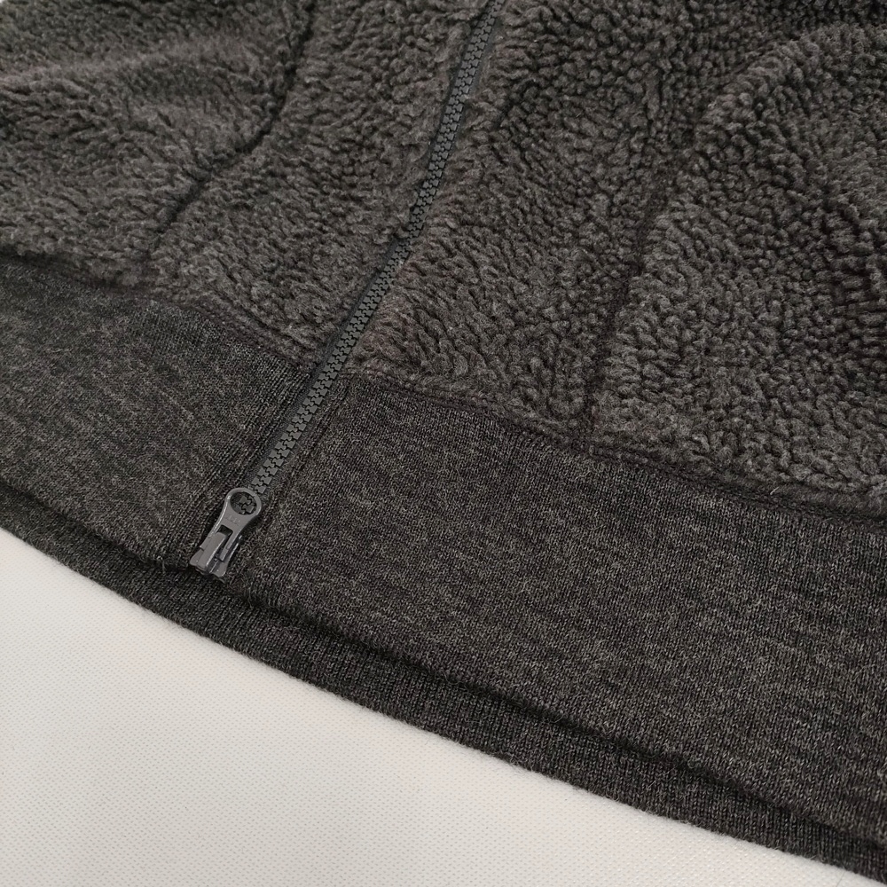 GYMPHLEX フード付きボアベスト サイズL 定価17380円 J-0855 PL ベスト グレー ジムフレックス 5-1103T 266951_画像5