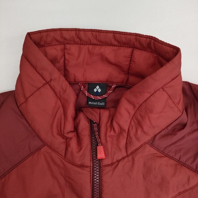 mont-bell U.L.サーマラップ ジャケット 中綿 1104539 ナイロン ブルゾン レッド モンベル 5-1027T 100597_画像3