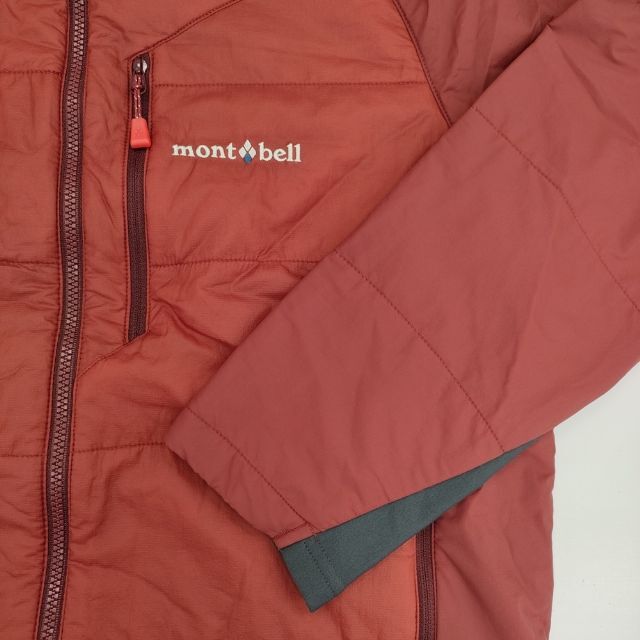 mont-bell U.L.サーマラップ ジャケット 中綿 1104539 ナイロン ブルゾン レッド モンベル 5-1027T 100597_画像4
