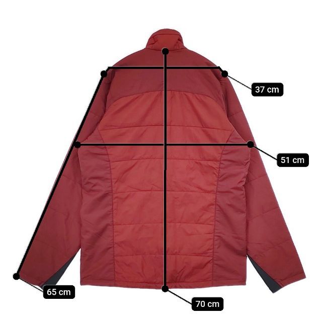 mont-bell U.L.サーマラップ ジャケット 中綿 1104539 ナイロン ブルゾン レッド モンベル 5-1027T 100597_画像6