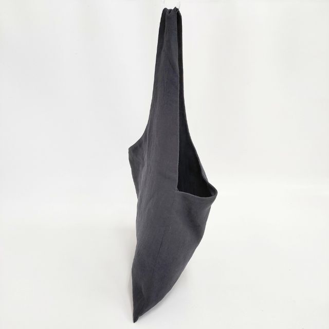 evam eva リネン ワンハンドル トートバッグ チャコールグレー エヴァムエヴァ 5-1112G 266000_画像2