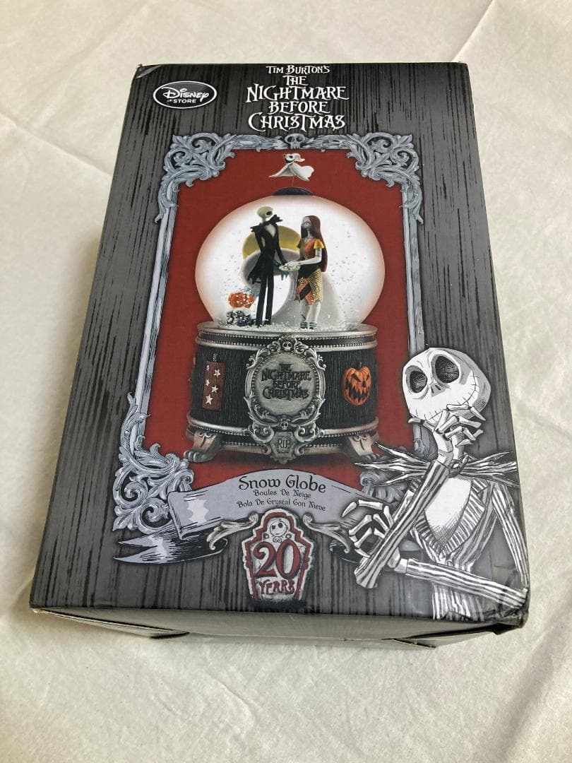 ナイトメアビフォアクリスマス 20th スノードーム Disney ディズニー_画像2