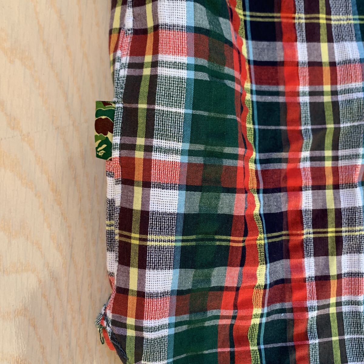 Mr.BATHING APE チェックシャツ　Mサイズ_画像7