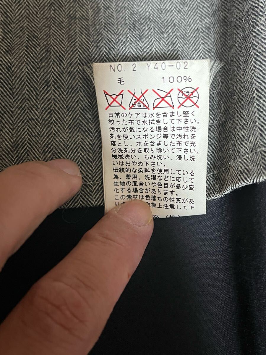 【希少・美品】 MACKINTOSH DUNKELD HANDMADE COAT Made in Scotland ゴム引き ヘリンボーン 英国製 アーカイブモデル 36 NO.2 Y40-02_画像9