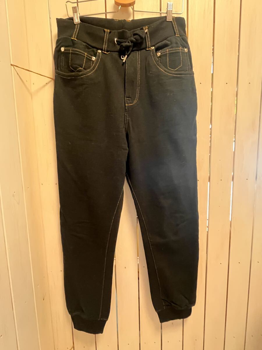 ★ZARA（ザラ）MEN★メンズ　デザインスエットパンツ　黒　Ｍ_画像1