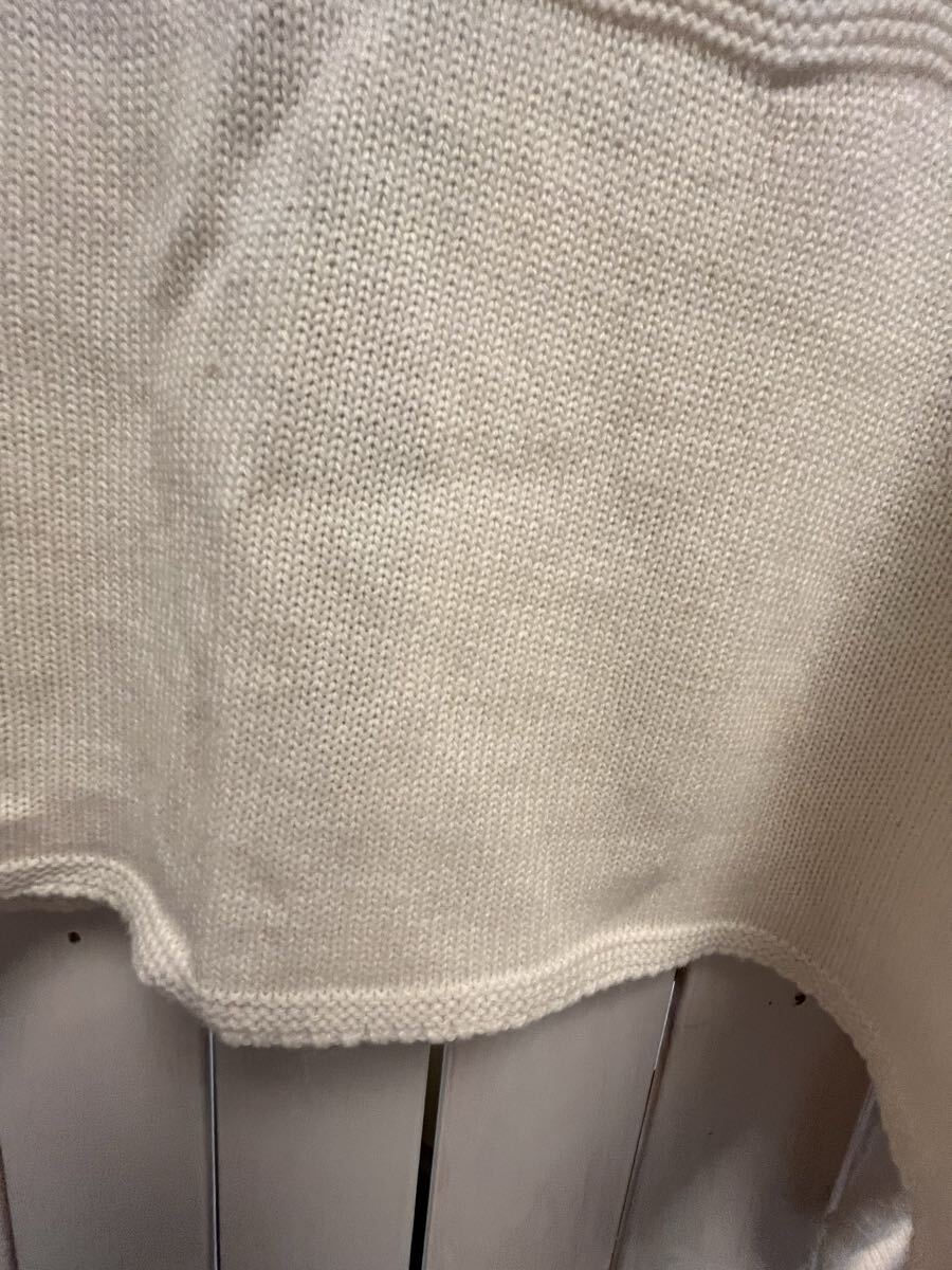 ★PEYTON　PLACE（ペイトンプレス）日本製★ボレロカーディガン　白　毛混_画像4