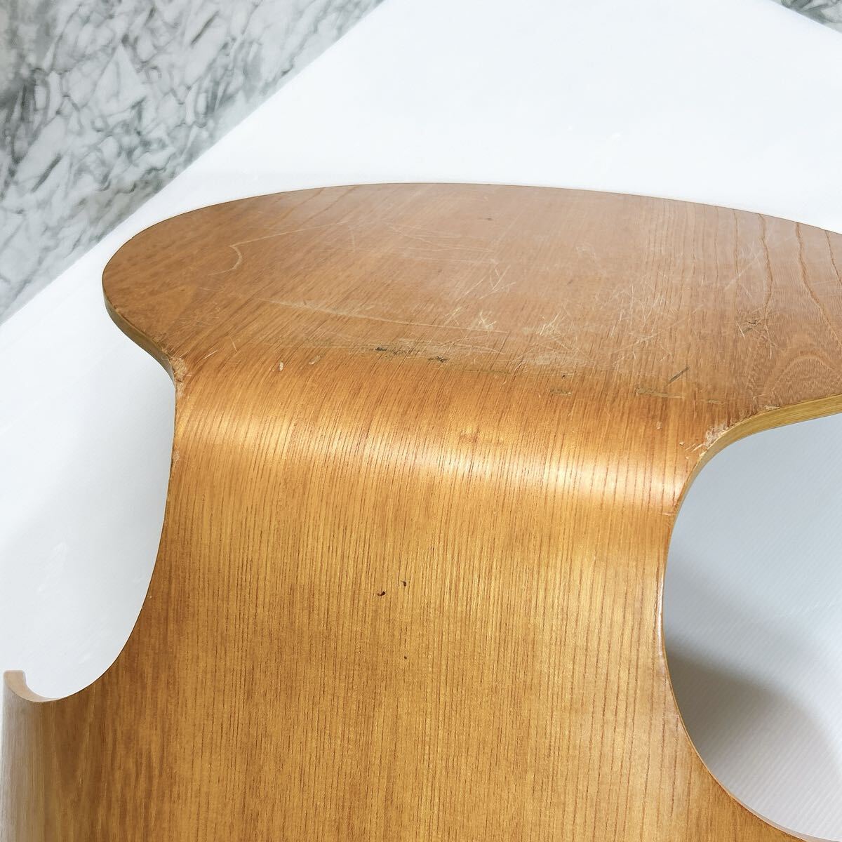  снят с производства редкий Tendo Mokko KABUTO Kabuto ... сиденье "zaisu" pra i дерево мир современный ④