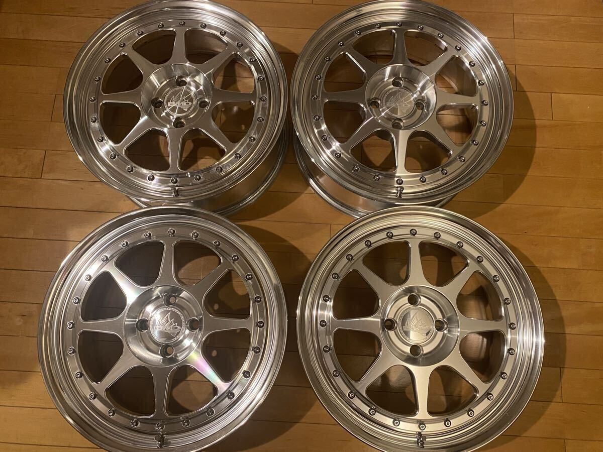 【希少】バラマンディ GT ☆ PCD98 7J+40 フィアット アバルト 鍛造_画像1