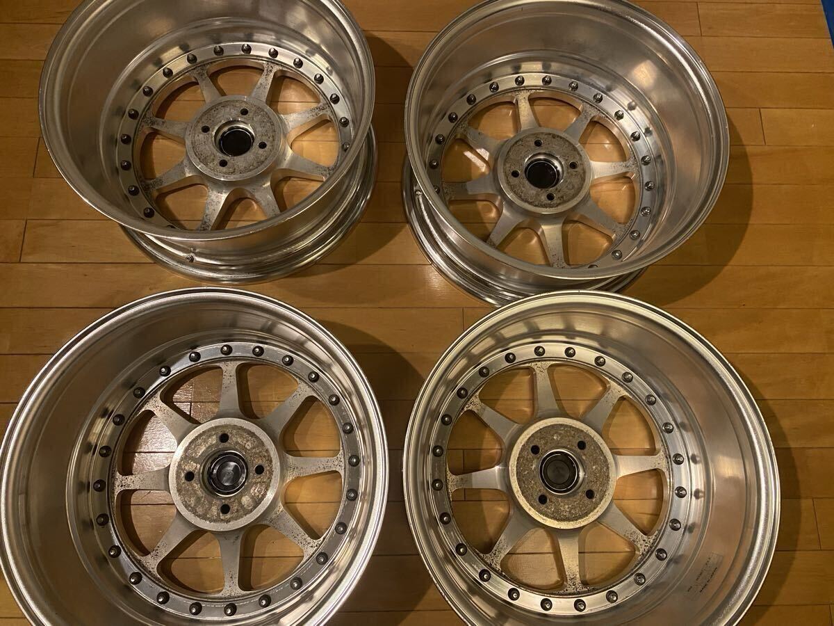 【希少】バラマンディ GT ☆ PCD98 7J+40 フィアット アバルト 鍛造_画像4