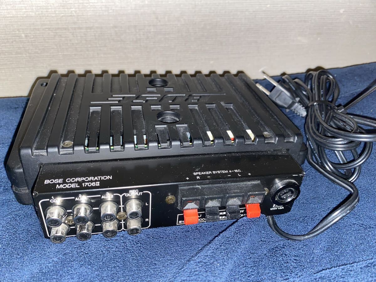 【実働】BOSE パワーアンプ 1706II ステレオパワーアンプ ボーズ 分類番号1_画像2