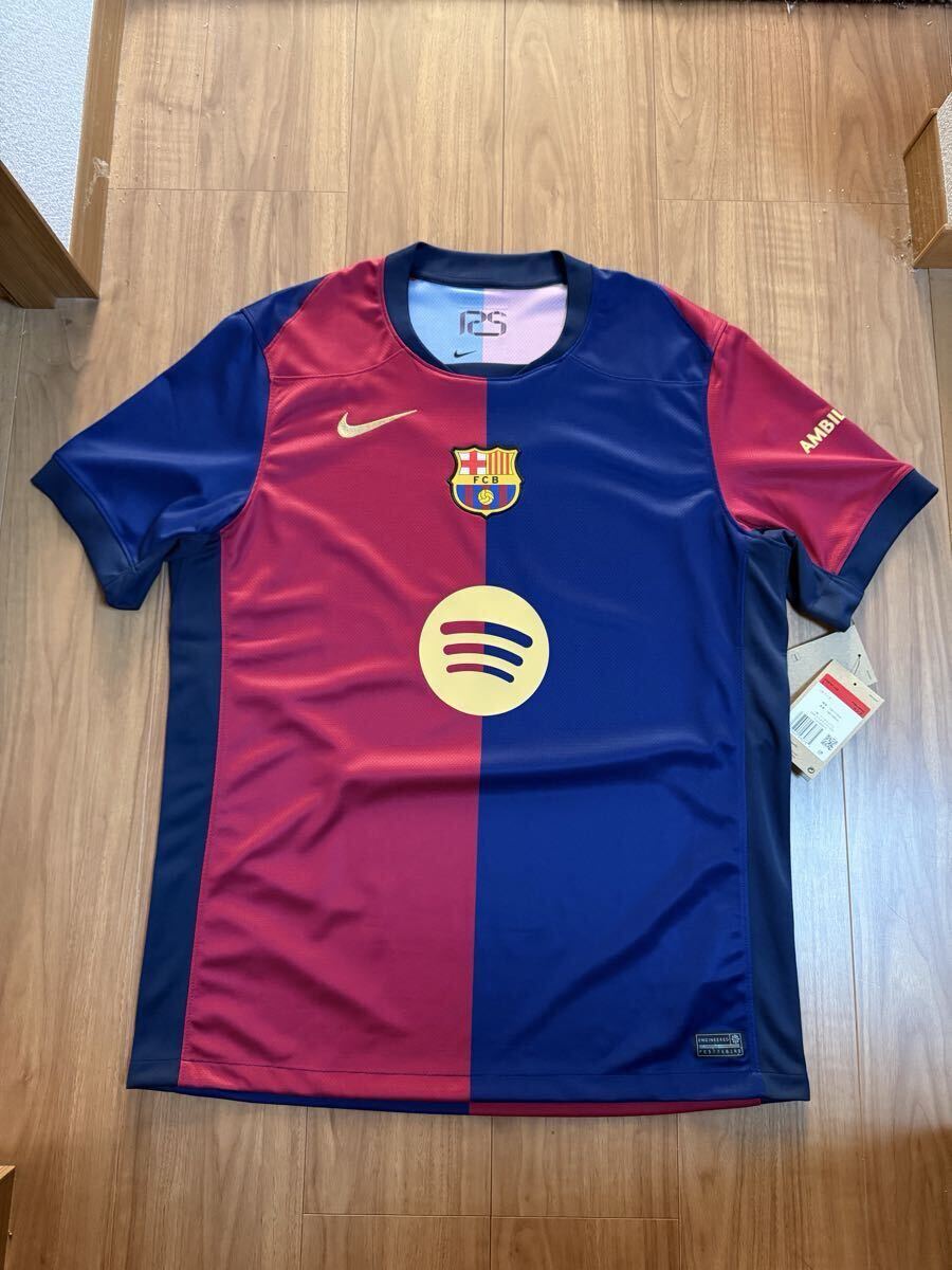 ☆人気の後期モデル☆バルセロナ☆24-25ホーム☆ナイキ国内正規品☆新品未使用タグ付き☆_画像1