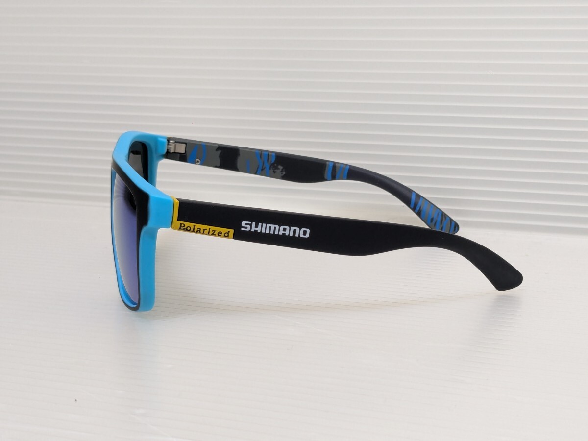 # не использовался #1 иен старт Shimano SHIMANO UV400 защита солнцезащитные очки голубой зеркало уличный рыбалка движение кейс Cross имеется зеркало линзы 