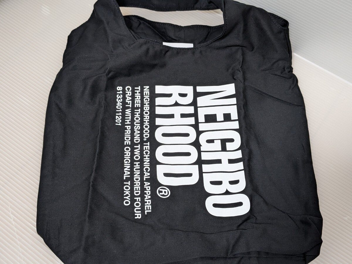 ■未使用■NEIGHBORHOOD TOTE BAG BLACK ネイバーフッド トートバッグ ブラック 23SS NBHD_画像2