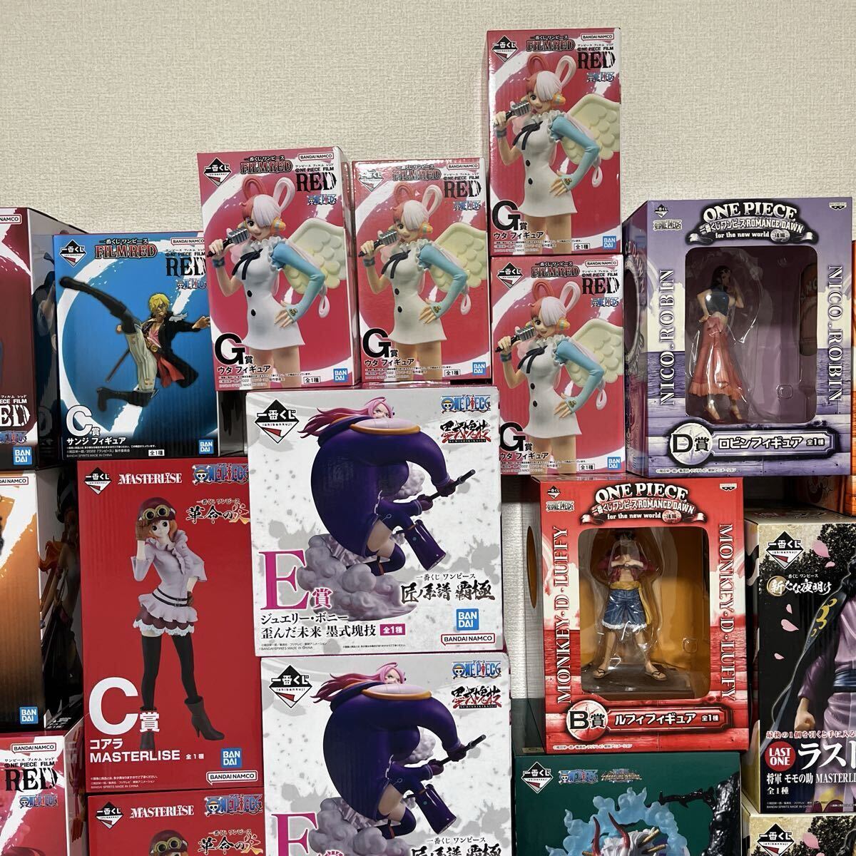 ONE PIECE フィギュア 一番くじ 未開封70体 ワンピース 美少女 フィギュア まとめ FILM RED 海賊王への道 偉大なる航路へ エッグヘッド_画像3