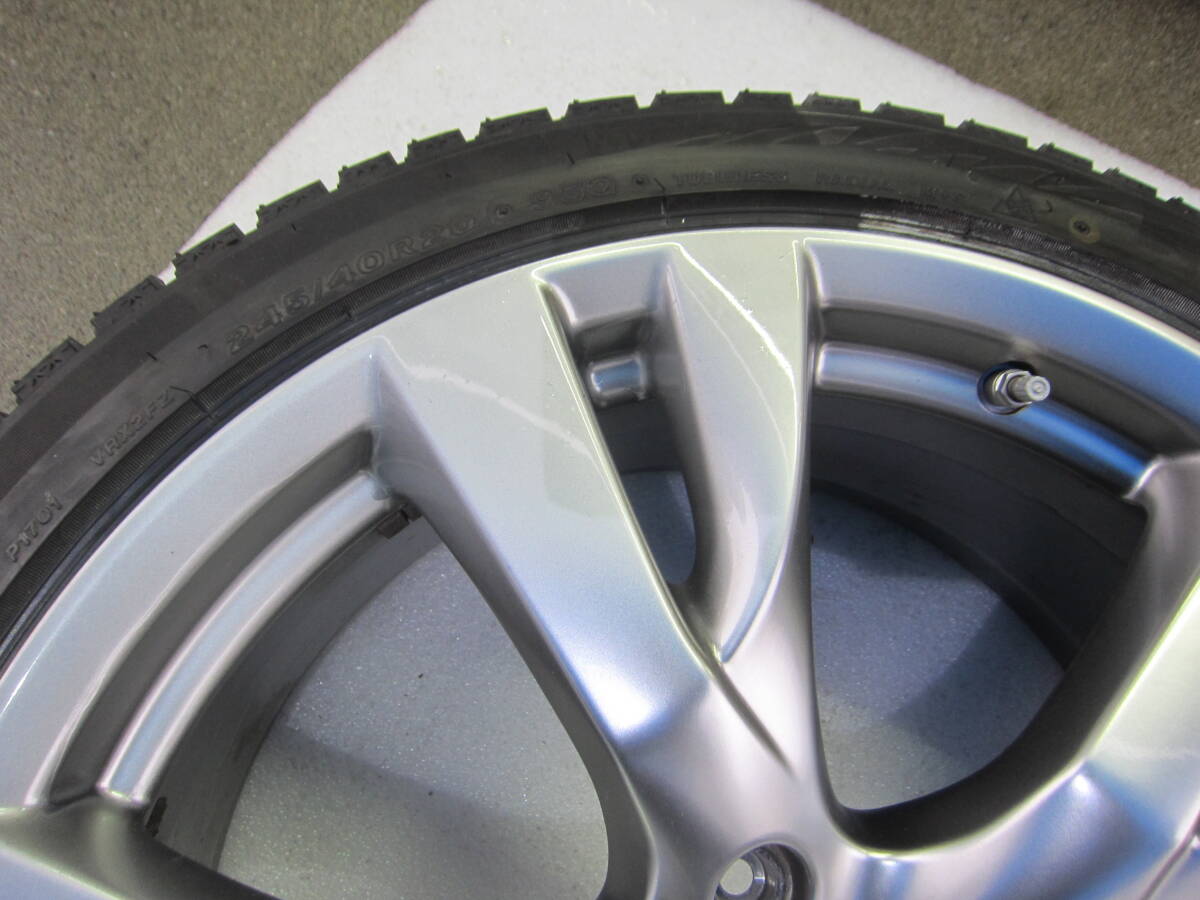 ⑤ フーガ Y51 純正 245 40R20インチ ブリヂストン VRX2 4本 スタッドレス_画像5