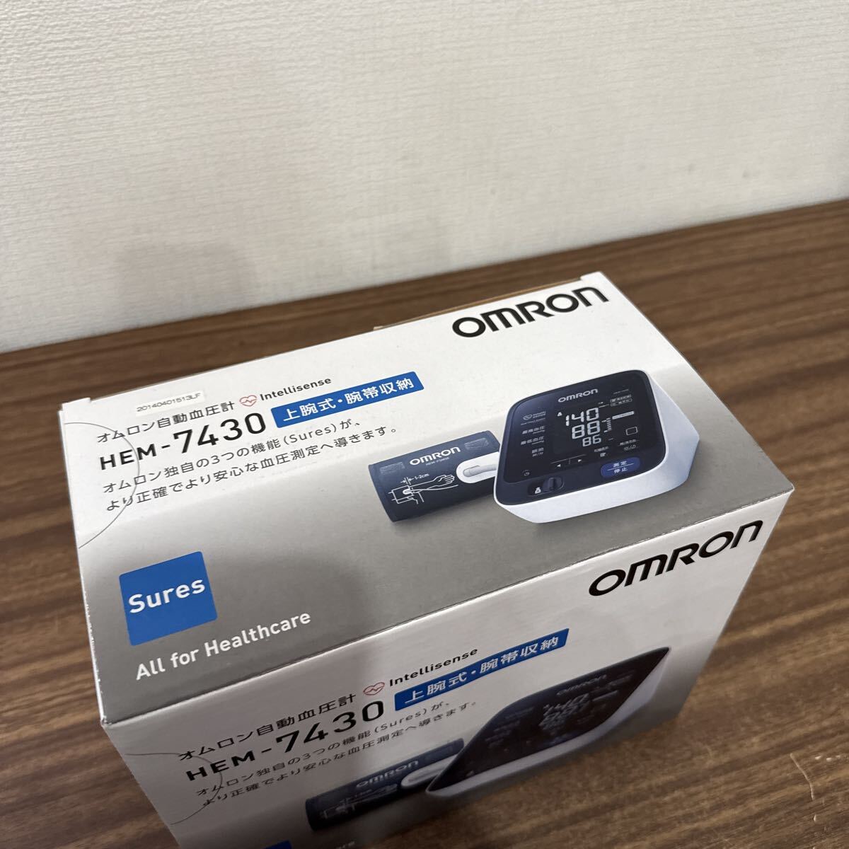 OYN291 [ не использовался *]OMRON Omron автоматика тонометр сверху рука тип * рука obi место хранения HEM-7430 с коробкой 