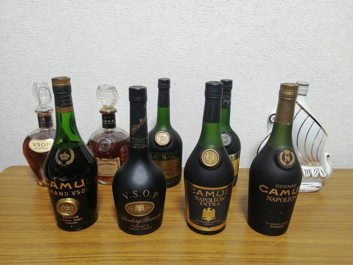  не . штекер бренди 9шт.@ суммировать Camus Napoleon VSOP др. старый sake хранение товар 
