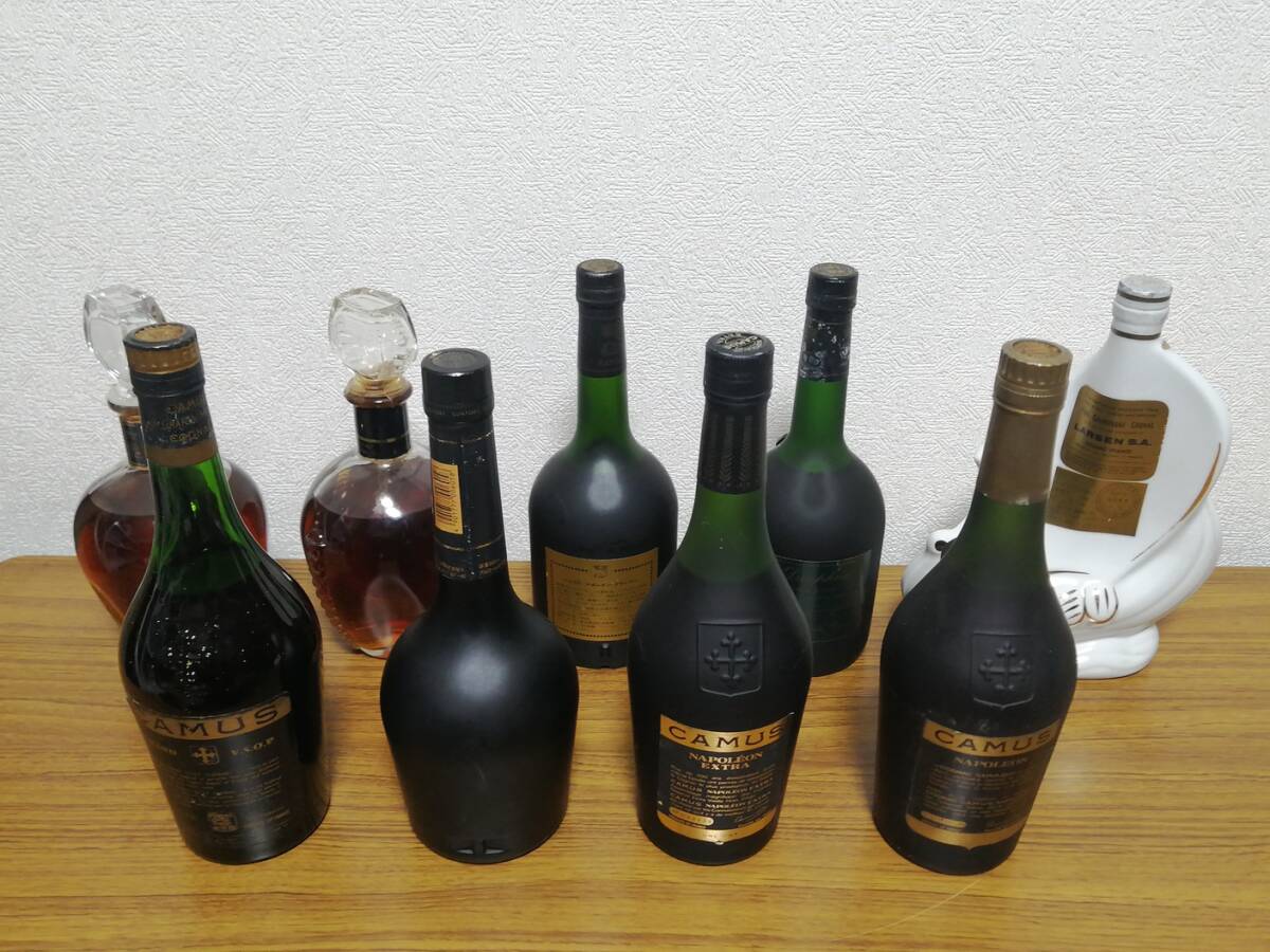  не . штекер бренди 9шт.@ суммировать Camus Napoleon VSOP др. старый sake хранение товар 