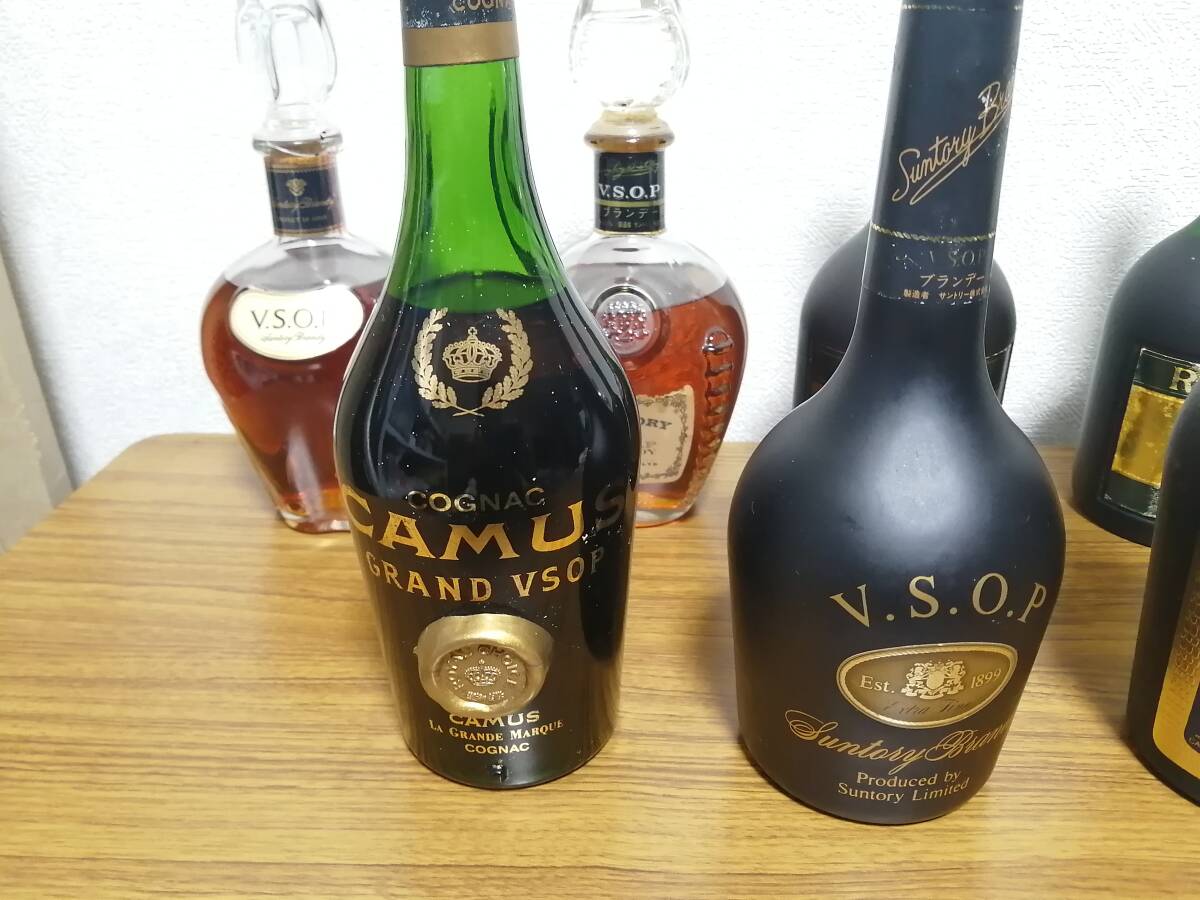  не . штекер бренди 9шт.@ суммировать Camus Napoleon VSOP др. старый sake хранение товар 