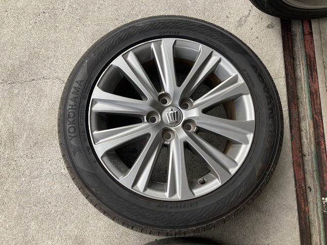 ★売切★　トヨタ純正アルミホイールタイヤセット　17×7 1/2Ｊ　ヨコハマタイヤ　2023年製　215/55R17　クラウン　エスティマ【151】_画像3