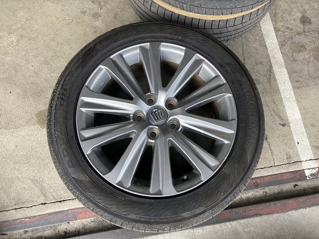 ★売切★　トヨタ純正アルミホイールタイヤセット　17×7 1/2Ｊ　ヨコハマタイヤ　2023年製　215/55R17　クラウン　エスティマ【151】_画像4