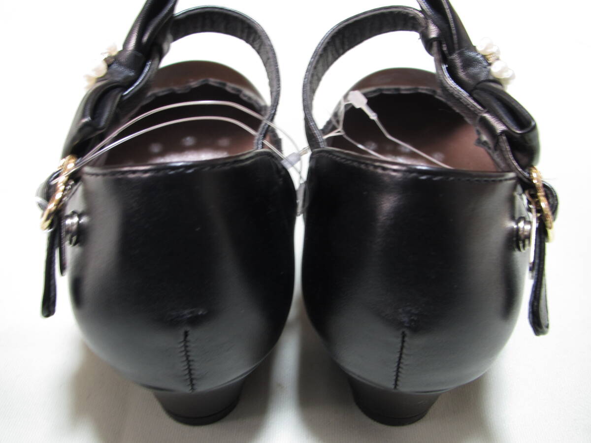  новый товар anyFAM 20cmeni. лента . двигаться туфли-лодочки low каблук обувь детский девочка формальный чёрный черный обувь церемония высокий каблук 