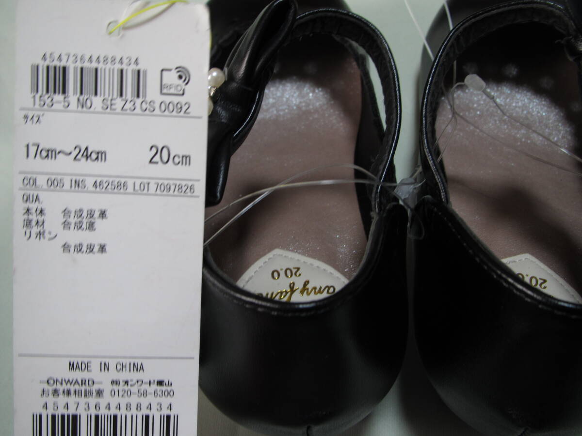  новый товар anyFAM 20cmeni. лента . двигаться туфли-лодочки low каблук обувь детский девочка формальный чёрный черный обувь церемония высокий каблук 