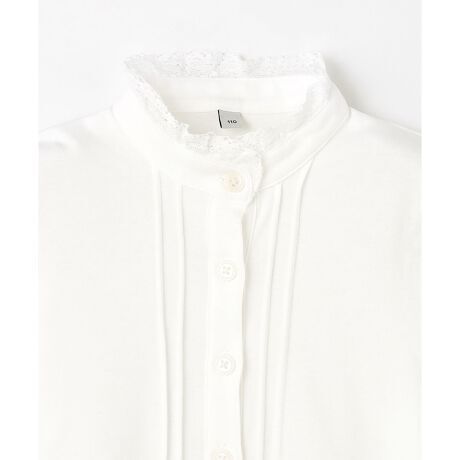 99 新品 ￥3800 組曲 anyFAM 2ways リボンタイ付き フォーマル 長袖シャツ 長袖ブラウス 130cm 子供用 女の子 白 ホワイト リボン_画像6