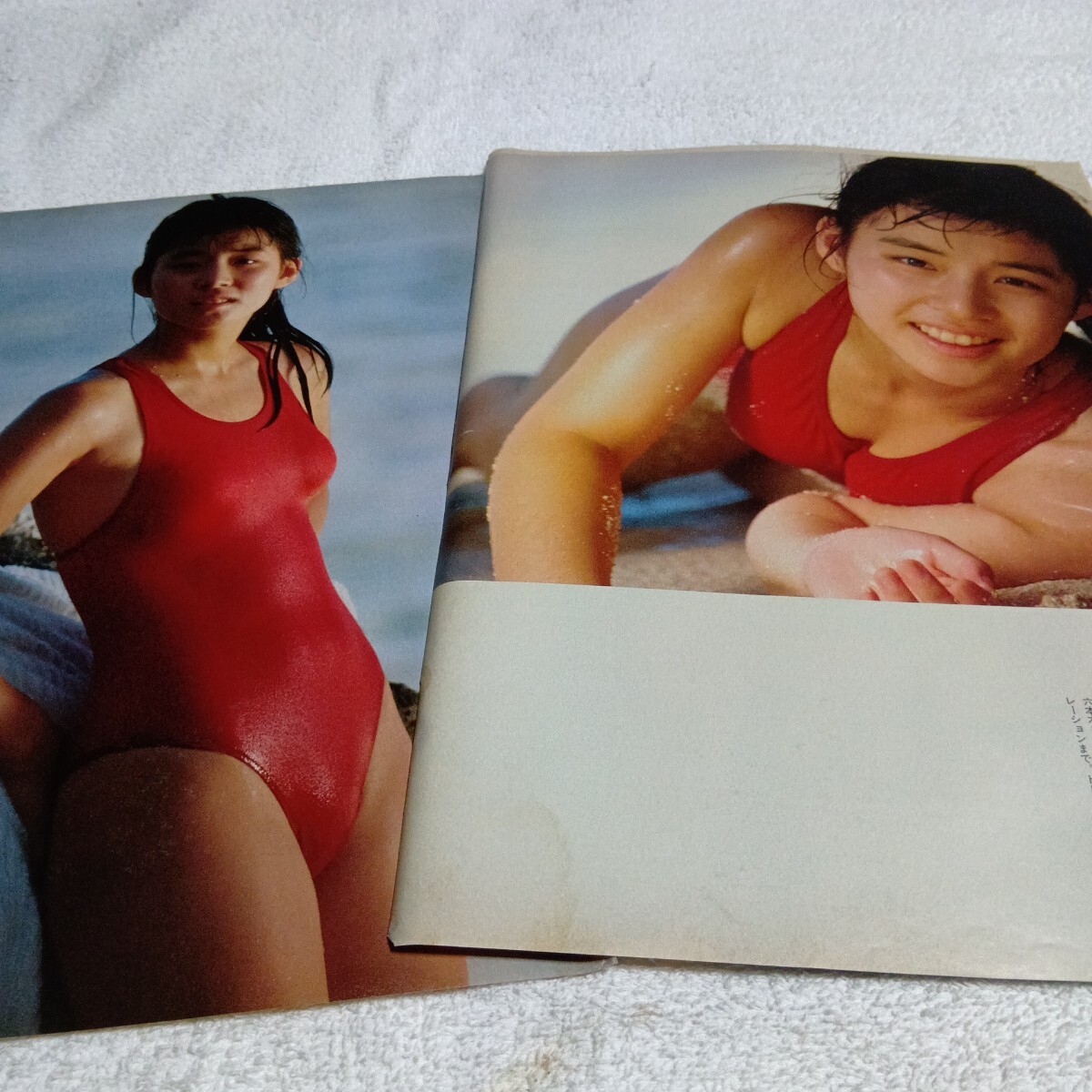  Ishida Yuriko 1989 год подлинная вещь купальный костюм . вырезки 5 страница t-6