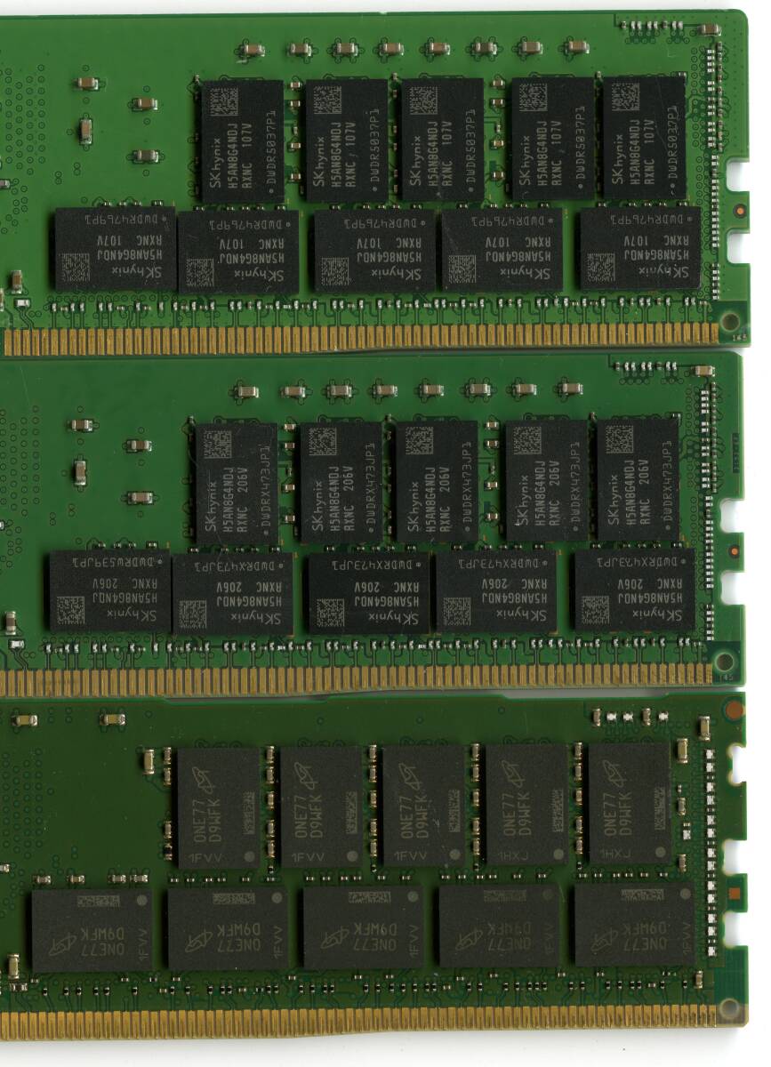 【RDIMM】DDR4-3200　ECC Registered　32GBの3枚セットで96GB　中古　　 Skhynix kingston 2Rx4　reg pc4 サーバー メモリ_画像6