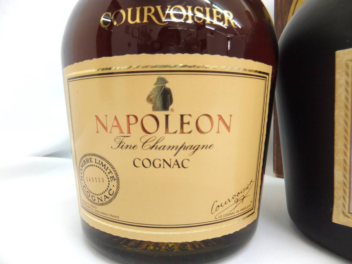 COURVOISIER クルボアジェ ナポレオン 3本セット ブランデー 700ml / 750ml_画像2