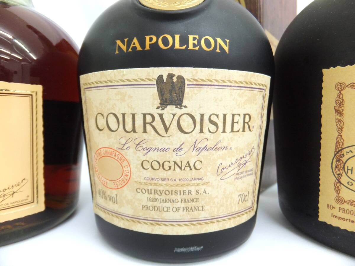 COURVOISIER クルボアジェ ナポレオン 3本セット ブランデー 700ml / 750ml_画像3