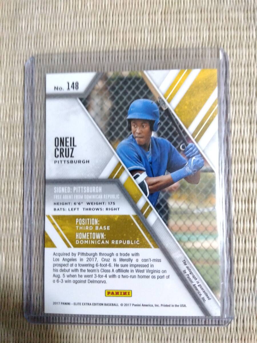 [ O'Neill * круиз автограф автограф карта Panini Elite Extra Edition Oneil Cruz]pitsu балка g* Pirates Pirates