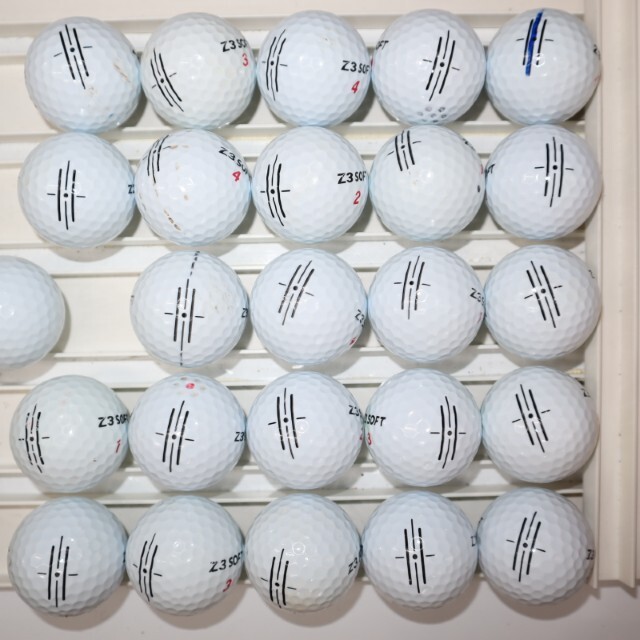 25個 Z3 SOFT Bランク 中古 ロストボール ゼットスリーソフト ゴルフボール 送料無料 snt_画像3