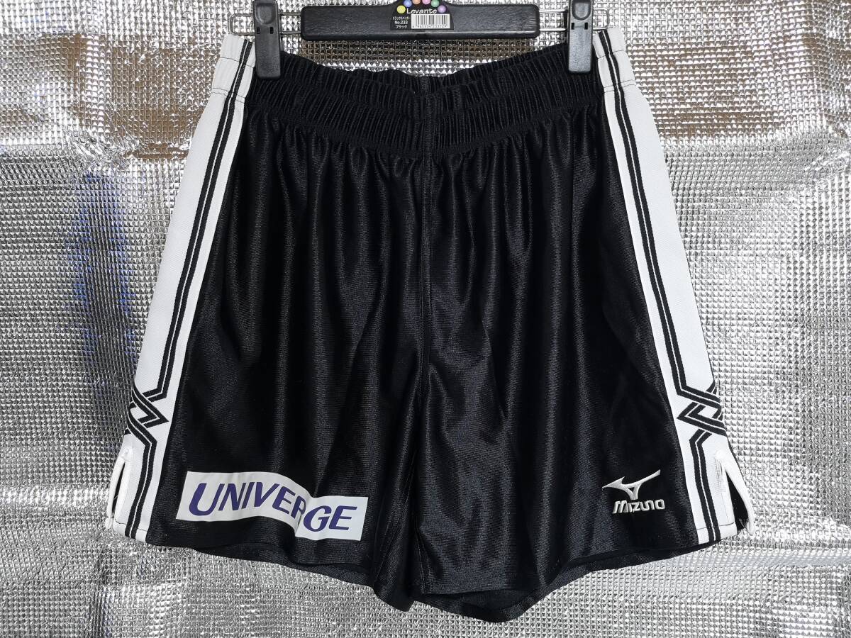 ミズノ　MCライン　サッカー　パンツ　光沢ブラック　O　448_画像1