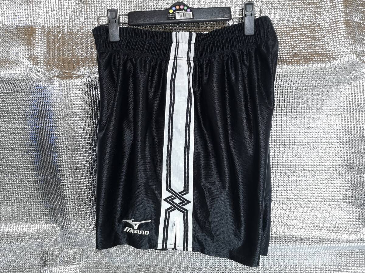 ミズノ　MCライン　サッカー　パンツ　光沢ブラック　O　448_画像3