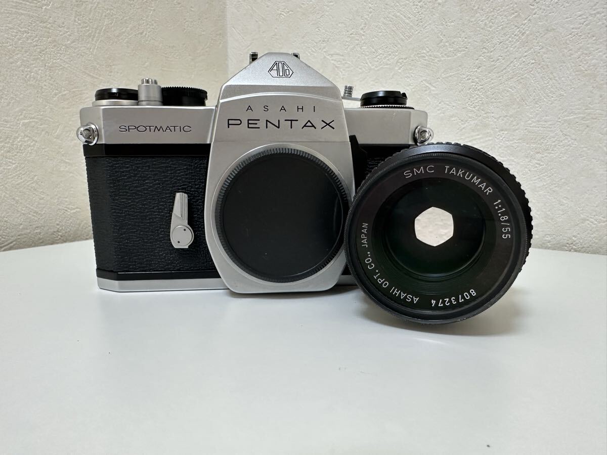 ASAHI PENTAX ペンタックス SPOTMATIC SP フィルムカメラ レンズセット_画像1