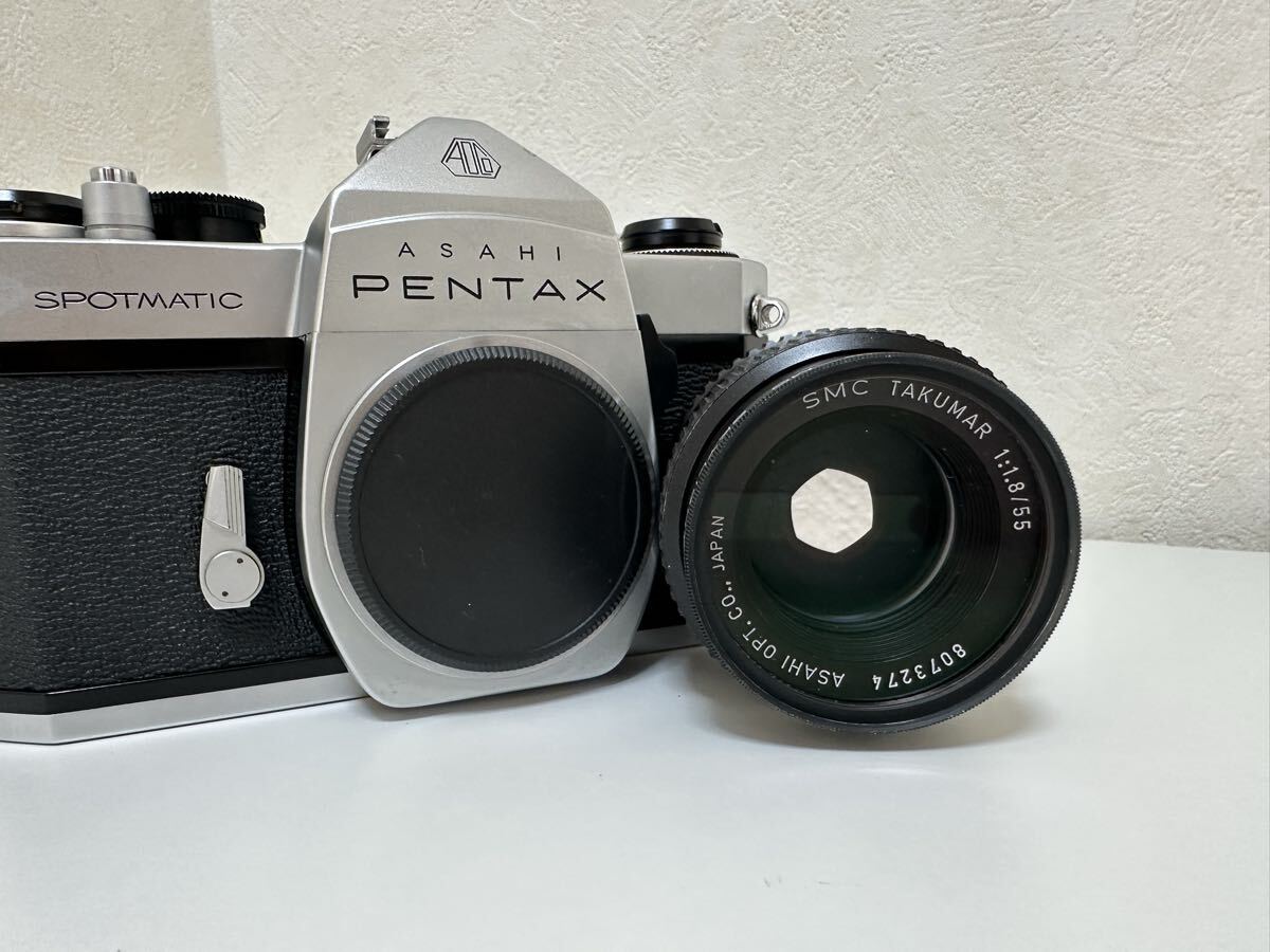 ASAHI PENTAX ペンタックス SPOTMATIC SP フィルムカメラ レンズセット_画像2